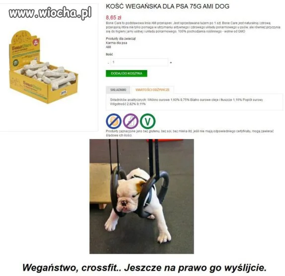 Wegańska kość. 