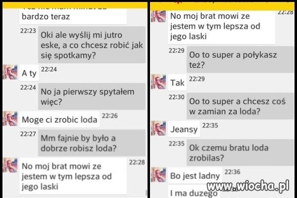 Na pierwszym spotkaniu zrobi loda