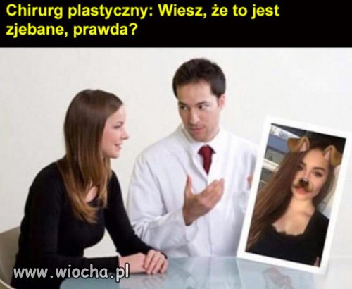 Raczej nie wie.