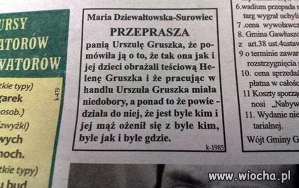 Chyba przeprosiny 