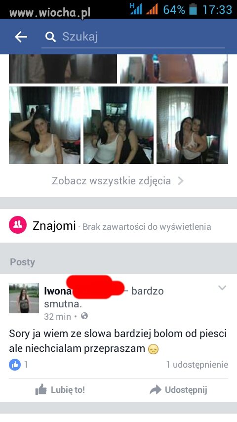 Wylewna analfabetka z Facebooka