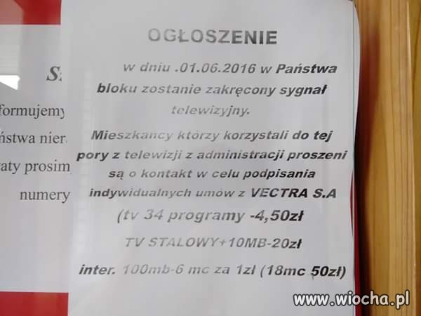Zakręcony sygnał telewizyjny 