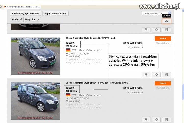 Ogłoszenia na Mobile.de 