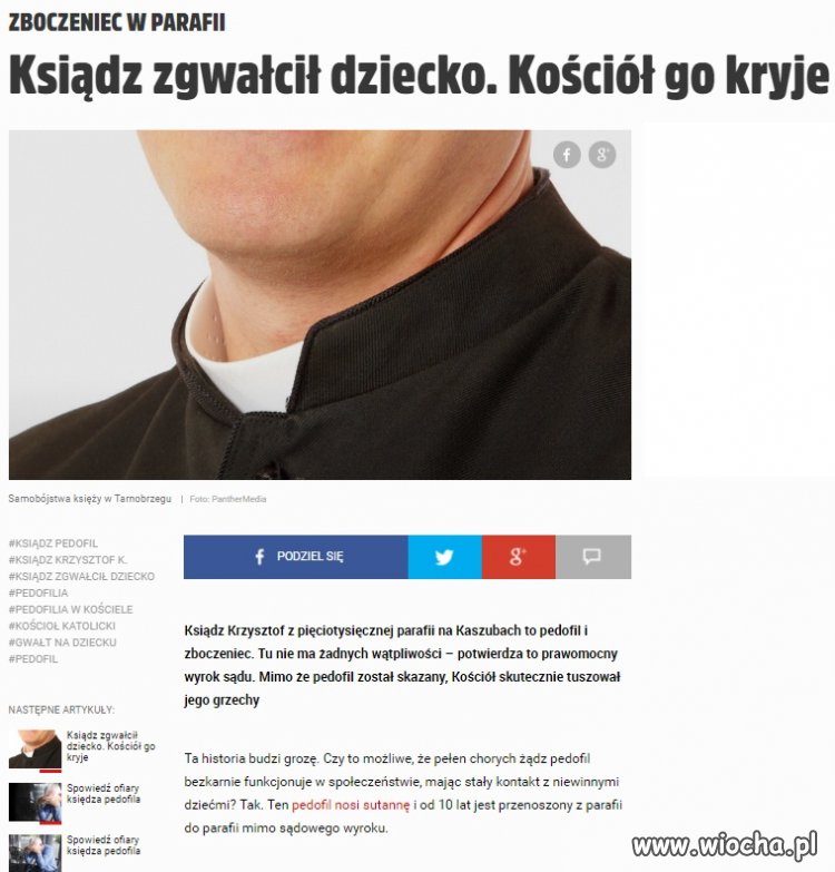 Pedofil ponad prawem...