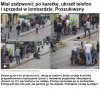 Złodziej - powinni mu ręce obciąć.