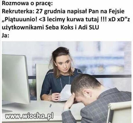 Uważaj co piszesz na Facebooku...