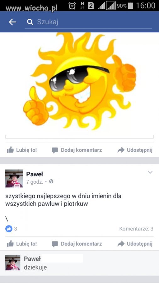 Życzenia imieninowe dla siebie 