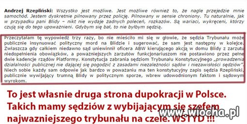 Rzepliński - były członek PZPR.
