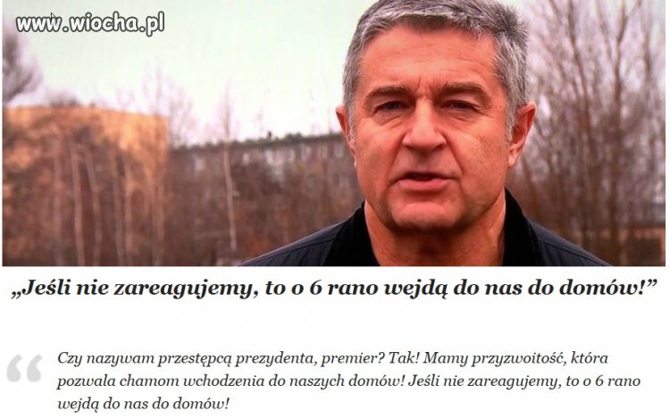 Kolejny któremu nie pasuje demokratyczny wybór