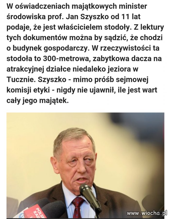 Stodoła pana ministra 