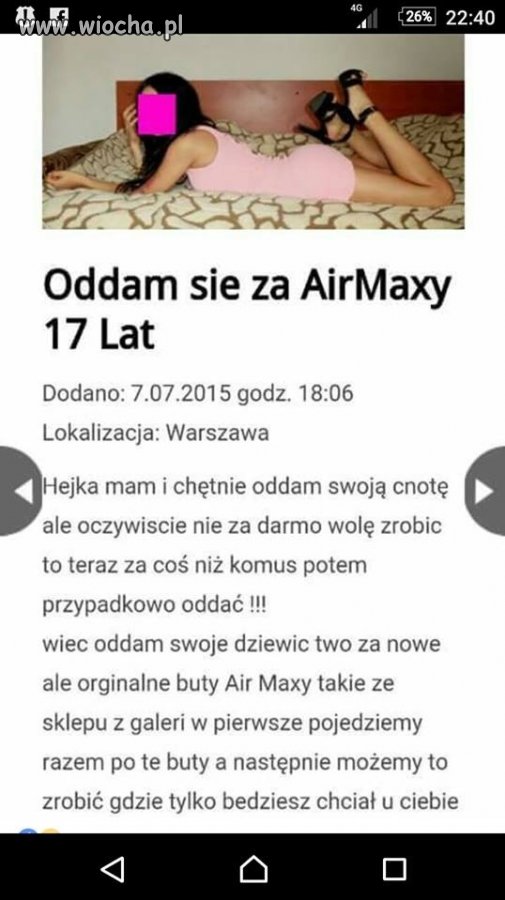 Jeżeli to prawda to tragiczna