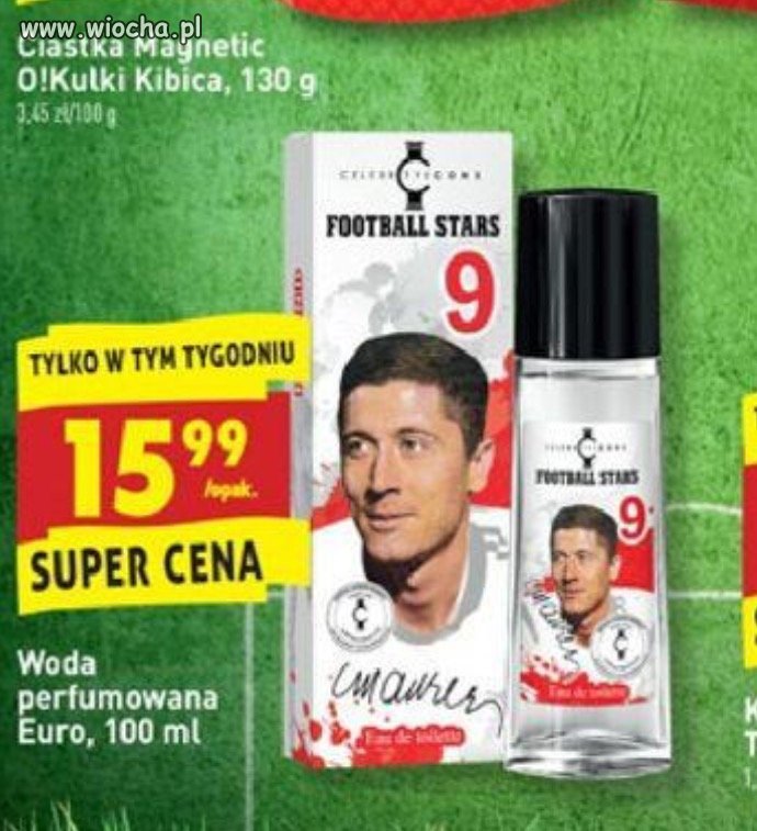 Perfumy Lewandowskiego w biedronce!