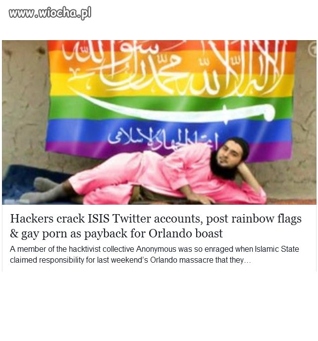 Hakerzy z grupy Anonymous zhakowali konta ISIS