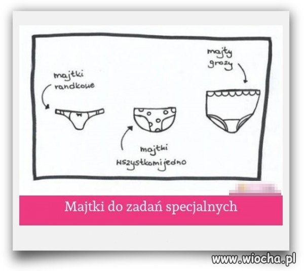 Majtki.