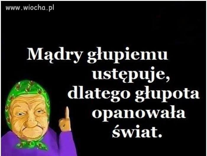 Ze złotych myśli babuni.
