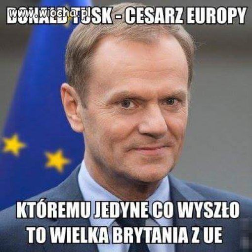 Coś mu w końcu wyszło.