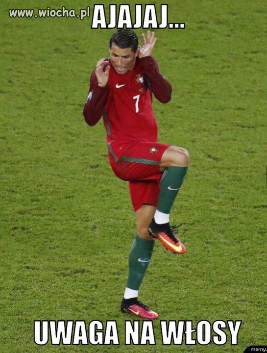Niemoc Ronaldo...to wina fryzjera