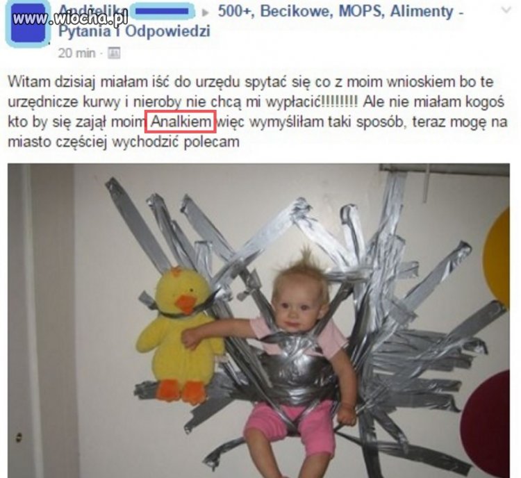 Prawdziwym problemem tego dziecka jest imię
