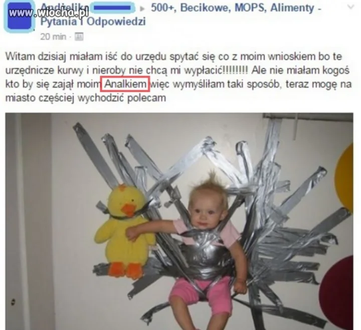 Prawdziwym problemem tego dziecka jest imię