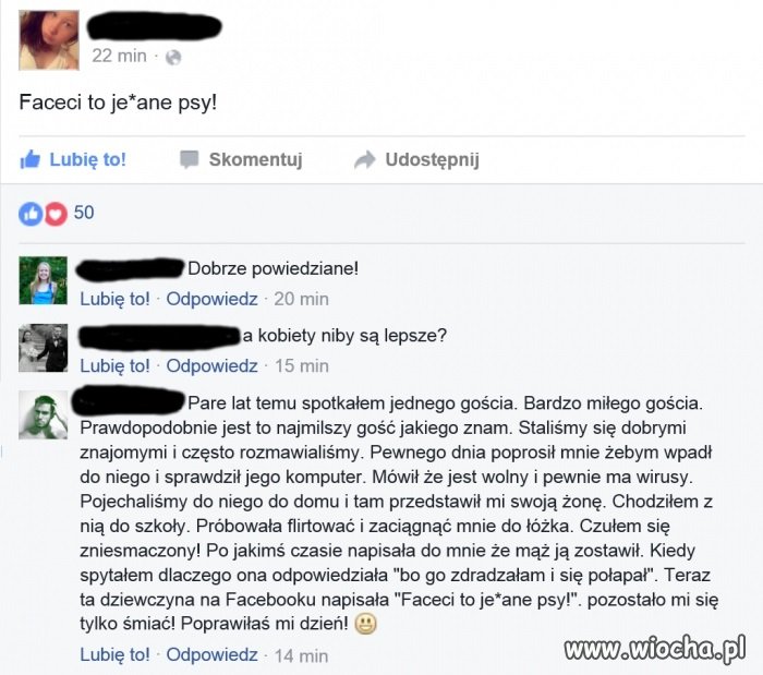 Faceci to ... , a takie kobiety to ...?