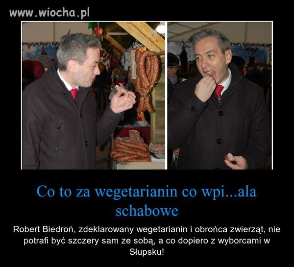 Bo to pewnie kiełbasa sojowa.