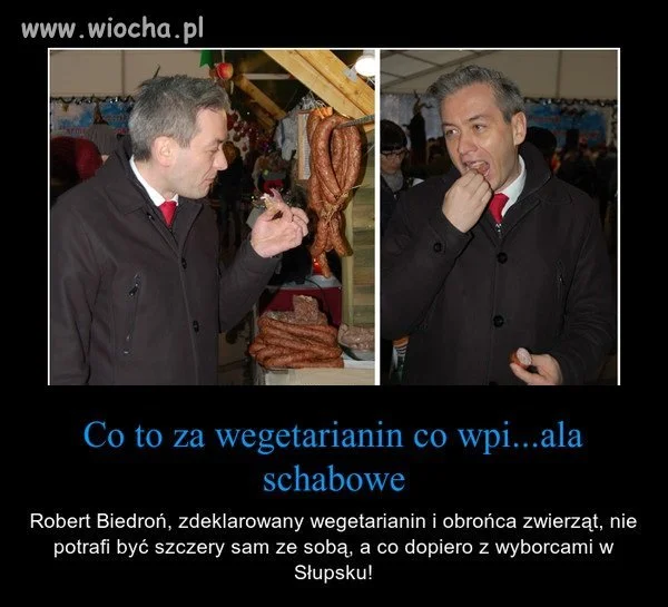 Bo to pewnie kiełbasa sojowa.