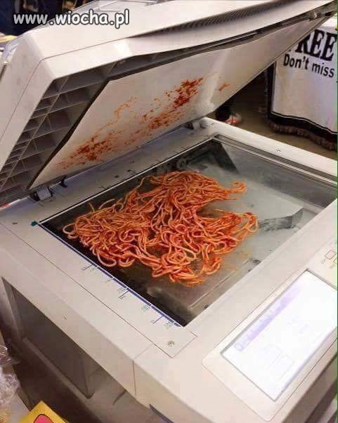 Brakło spaghetti
