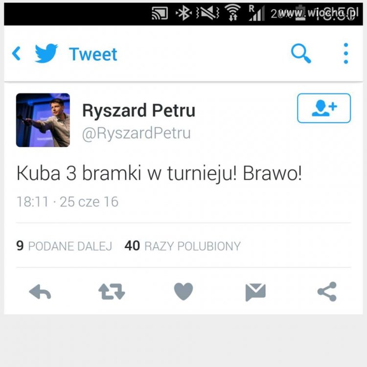 Rysio prezes klubu Tęcza