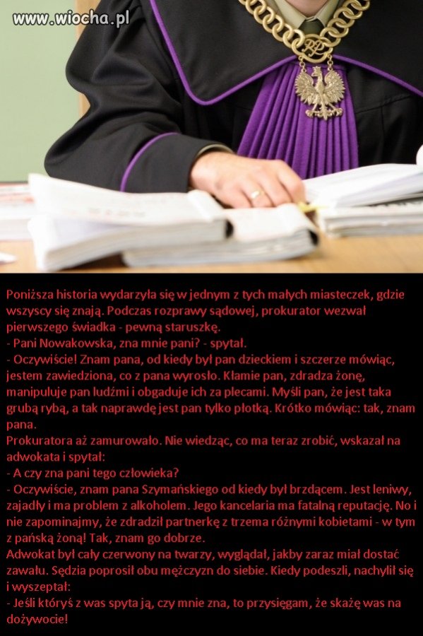 Prokurator, Adwokat i Sędzia