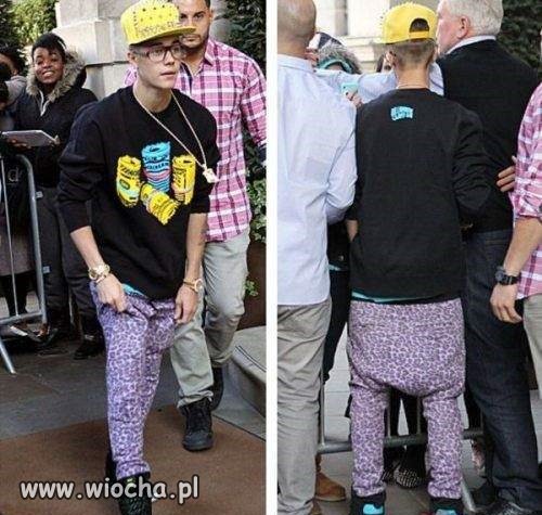 Nowe spodnie Biebera zabezpieczają przed