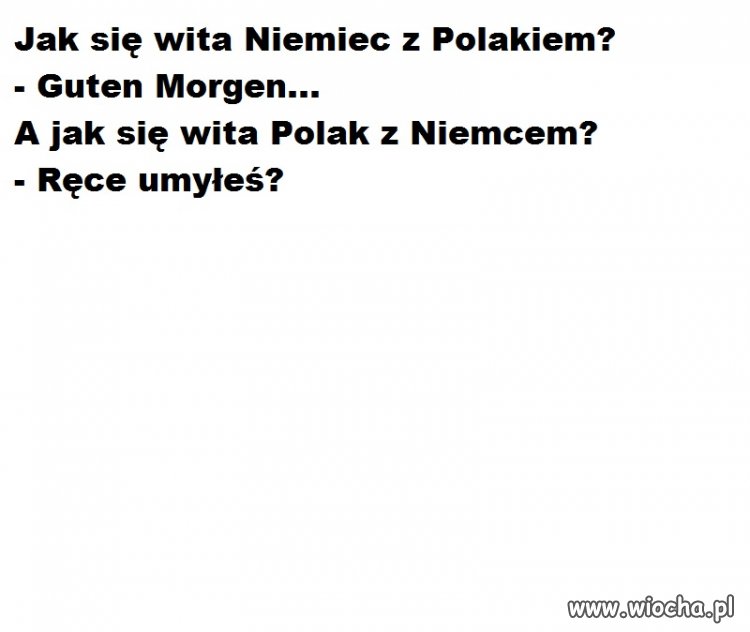 Jak witać niemca