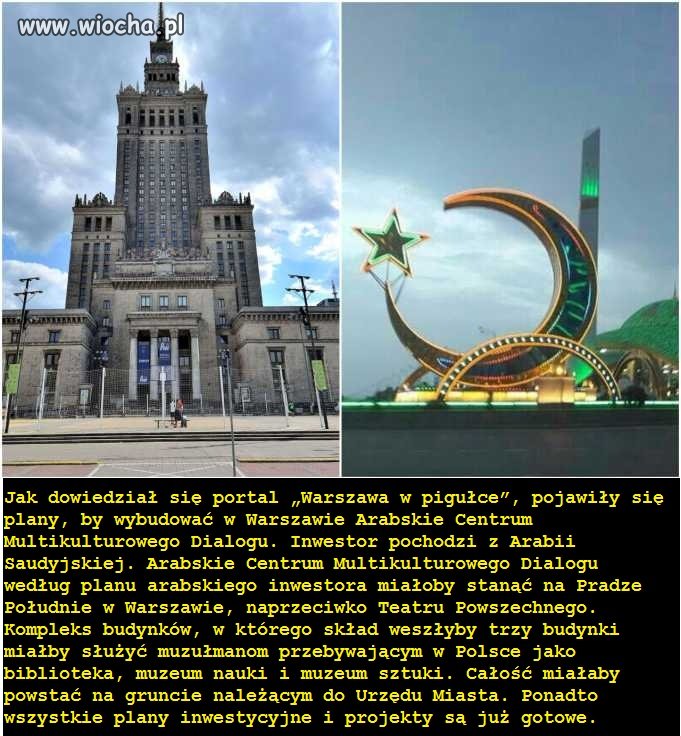 Są plany budowy Arabskiego Centrum 