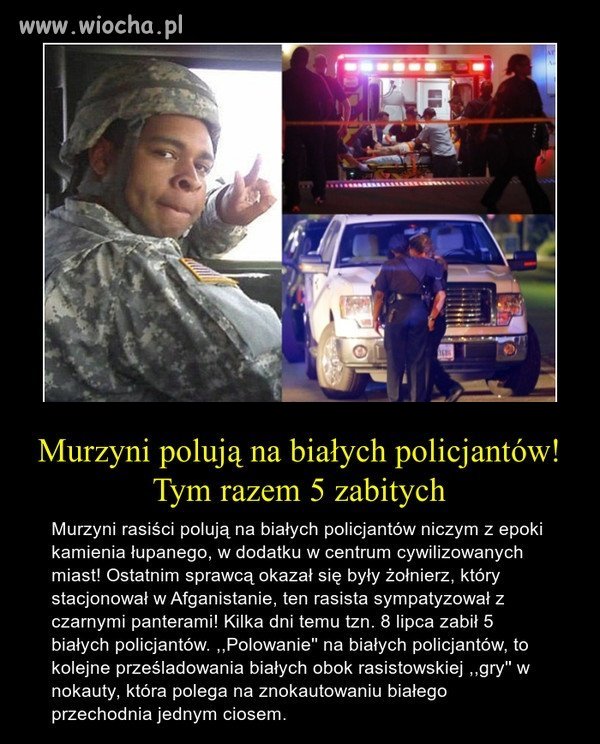 Ale to Nas nazywają rasistami.