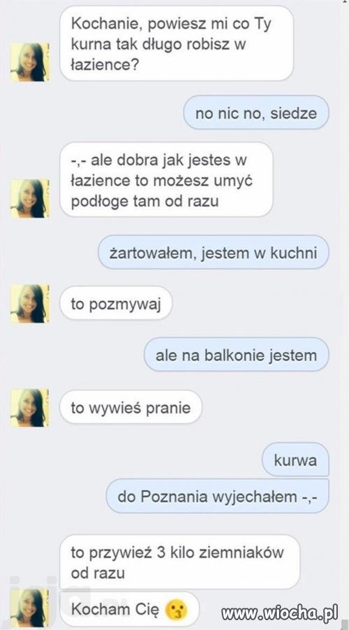 Żonce nigdy się nie wywiniesz