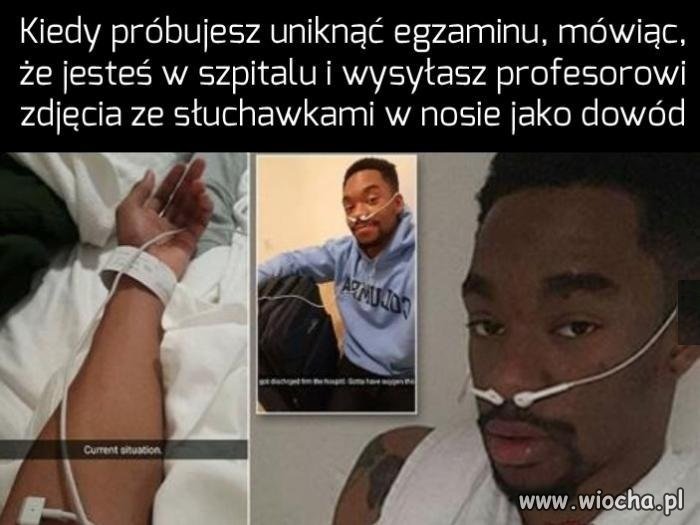 Przynajmniej próbował
