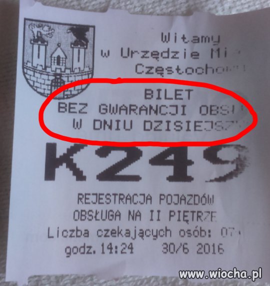 Tymczasem w częstochowskim urzędzie...