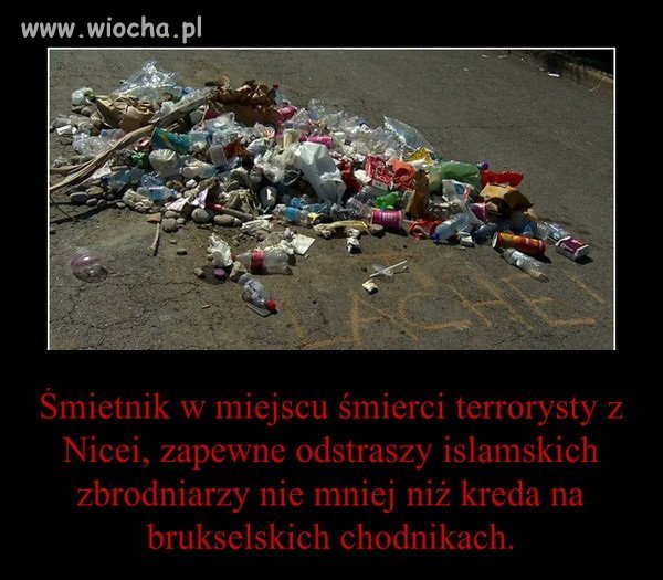 Francuzi walczą z terroryzmem nie tylko kredą.