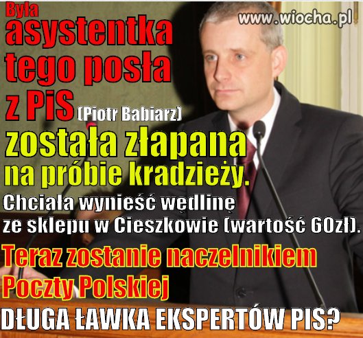 Żeby dostać intratną posadkę wg.pis
