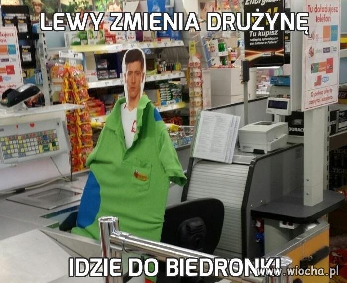 Lewy zmienia drużynę