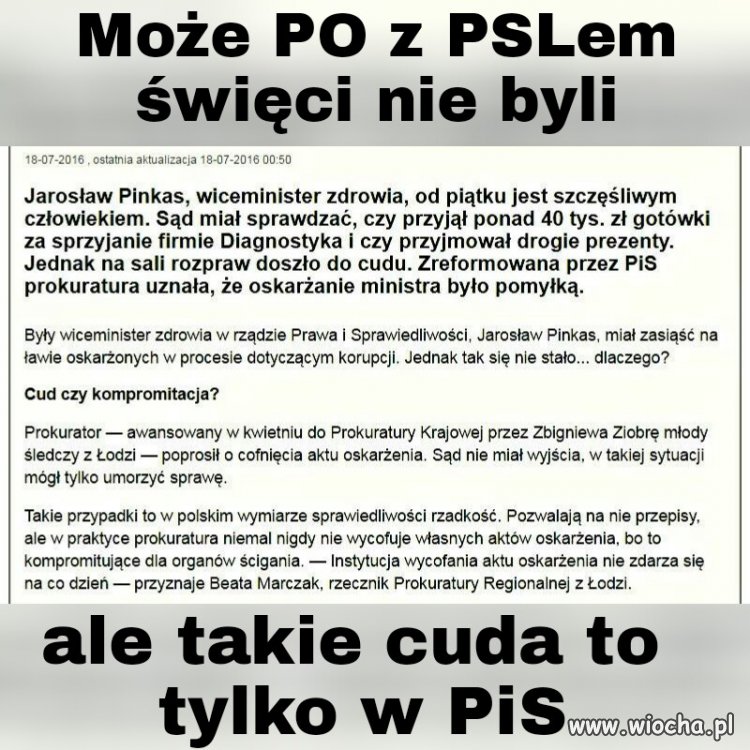Jeszcze nie doszło do afery