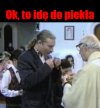 Pewnie nie dał na tacę 