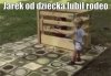 Od dziecka lubił rodeo