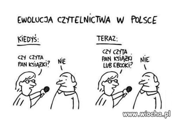 Ewolucja czytelnictwa w Polsce