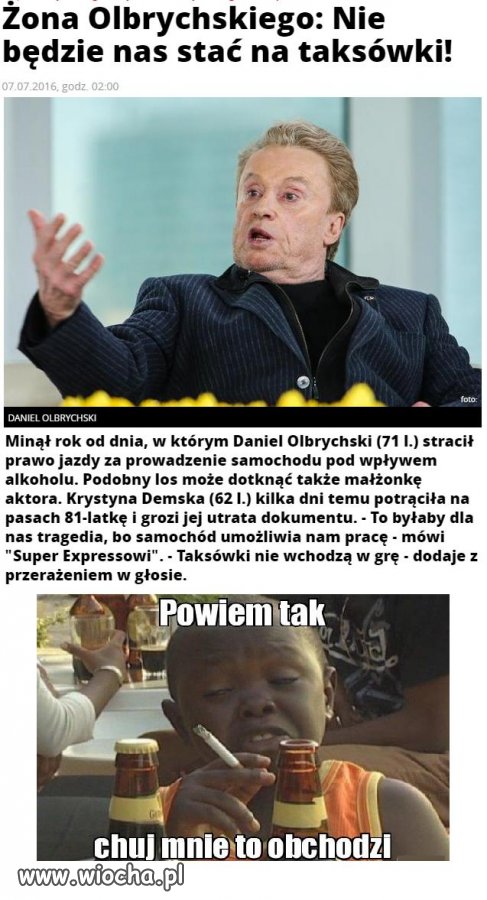 Takie tragedie życiowe mają Państwo
