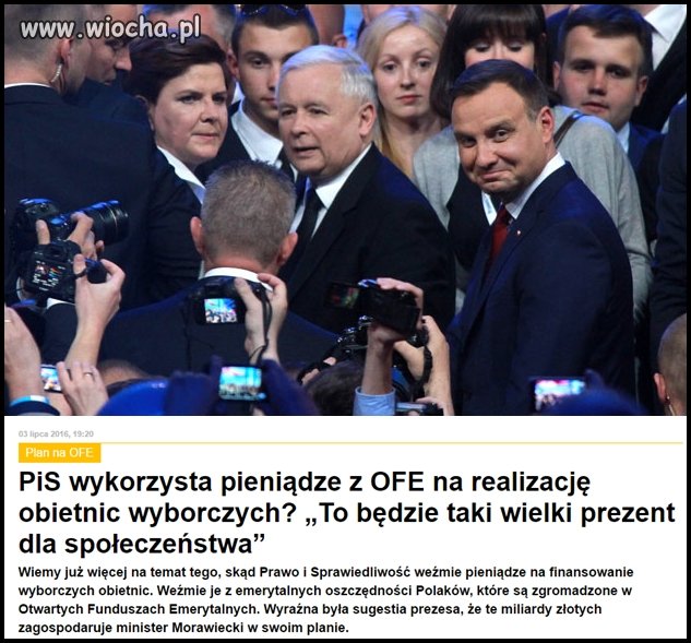 Chciałbym usłyszeć jak zwolennicy pisu