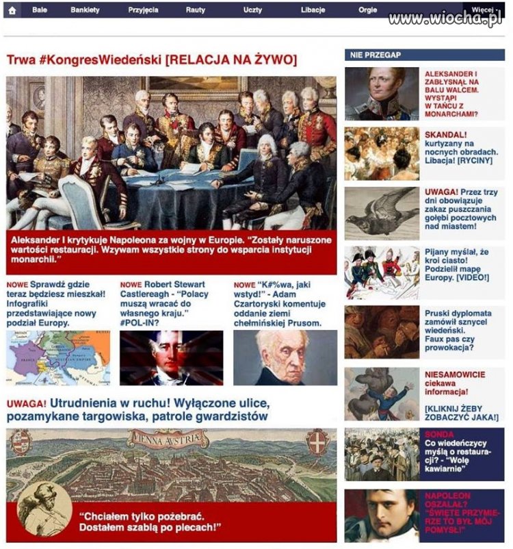Wiochą jest historia,