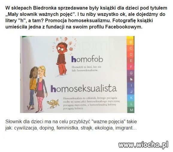 Ciekawe, czy uwzględnili pojęcie "patologia"