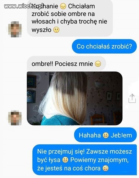 Ombre we włosach 