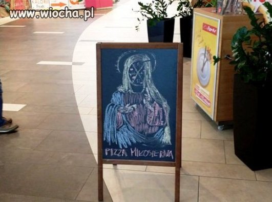 Zamiast eucharystii pizza