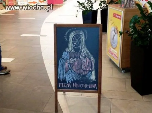 Zamiast eucharystii pizza
